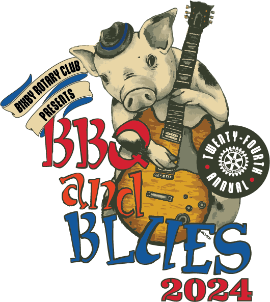 Bixby BBQ and Blue 2024 logo